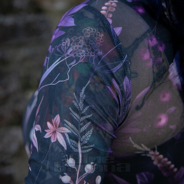 Killstar Wrenwell Mesh Top (Purple) | Killstar Clothing