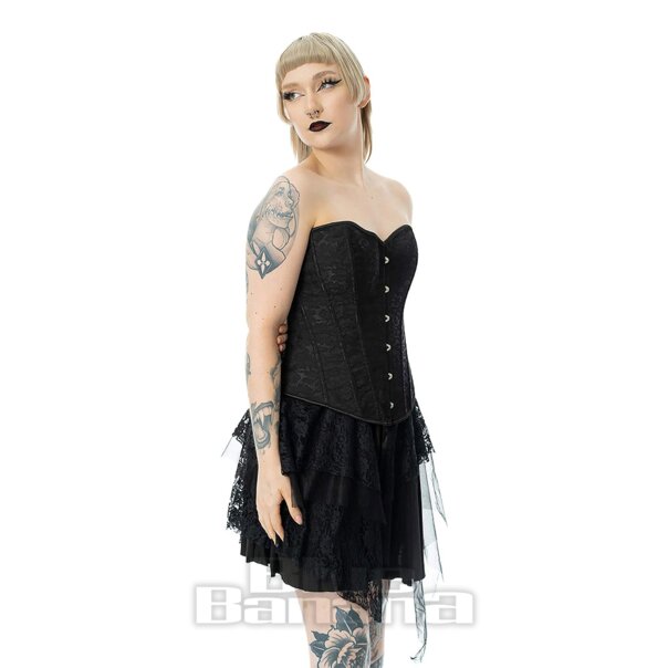 Innocent Twilight Lace Corset (Black) | Blue Banana