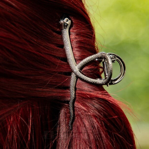 Mini Snake Hair Clip (Black) | Blue Banana