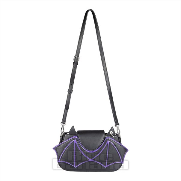Banned Batwing Charm Handbag (Black) | Blue Banana