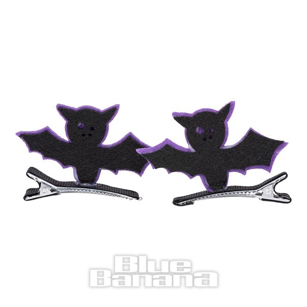 Blue Banana Pipistrello Di Feltro Fermaglio Per Capelli (Nero) | Blue Banana