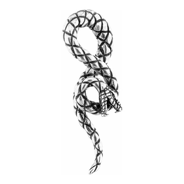 Blue Banana Surgical Steel Snake Ear Weight - Left (Silver) | Body Piercing Jewellery