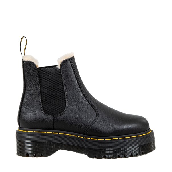 Dr Martens 2976 Quad Fur Lined Boots (Black) | Blue Banana