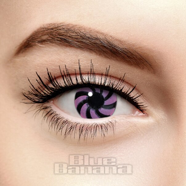 Rosa optische UV I-Glow farbige Kontaktlinsen (30 Tage) | Coloured Contacts