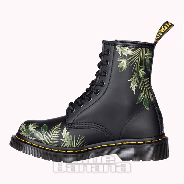 Dr Martens 1460 Evergreen Genix Boots (Black) | 1460 Boots