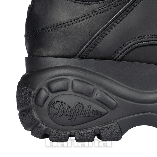 Buffalo Classic Trainer (Black) | Alternative Platform Shoes