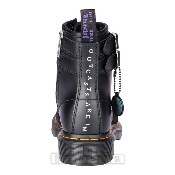 Dr Martens 1460 Wednesday Boots (Black Velvet) | Blue Banana