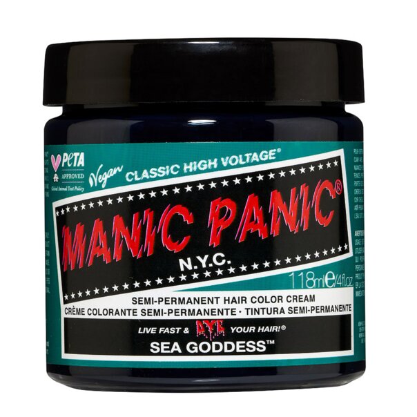 Manic Panic High Voltage Semi-Permanent Green Hair Dye | Green Hair color