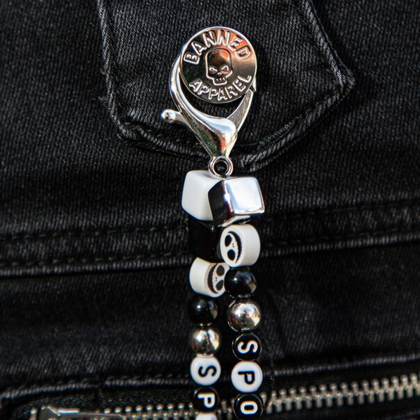 Nightmare Before Christmas Spooky Phone Chain (Silver) | Gothic Gifts