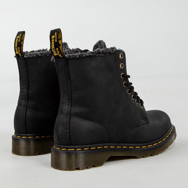 Dr Martens 1460 Pascal Wl Crazy Horse Boots (Black) | Alternative Footwear