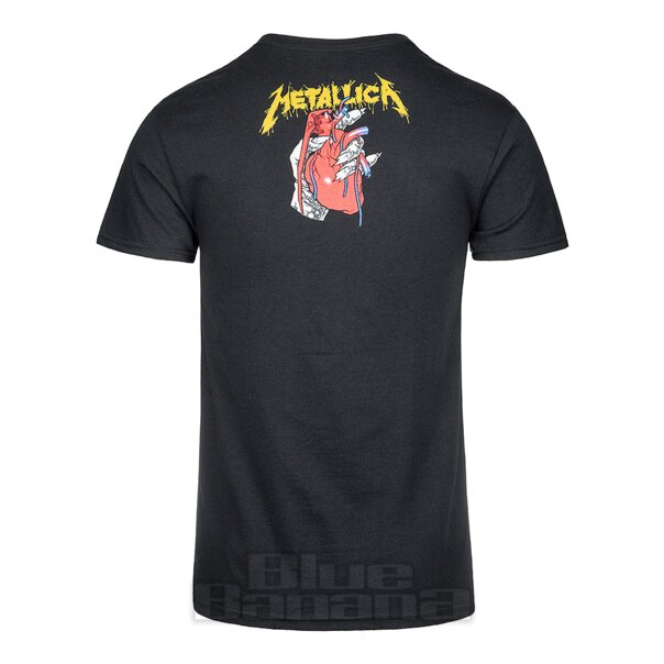 Metallica Heart Explosive T-Shirt (Schwarz) | Blue Banana