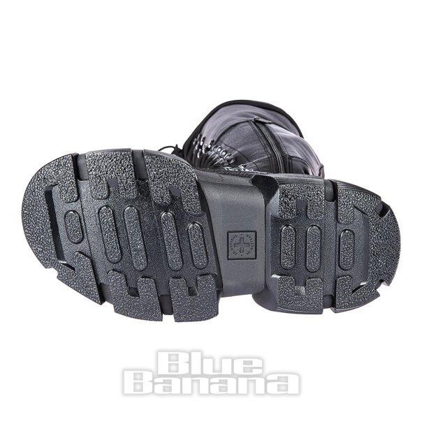 Dr Martens Hi-Soft Leather Boots (Black) | Blue Banana