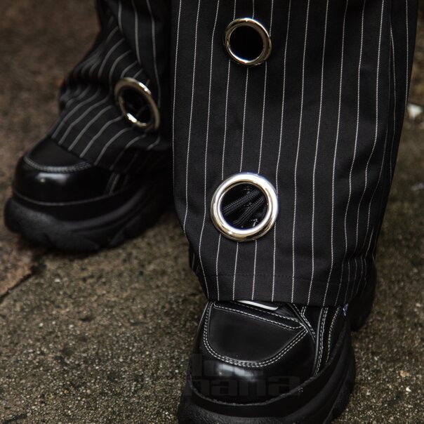 Banned Chain Reaction Trousers (Black) | Alternative Fashion, Goth Clothing