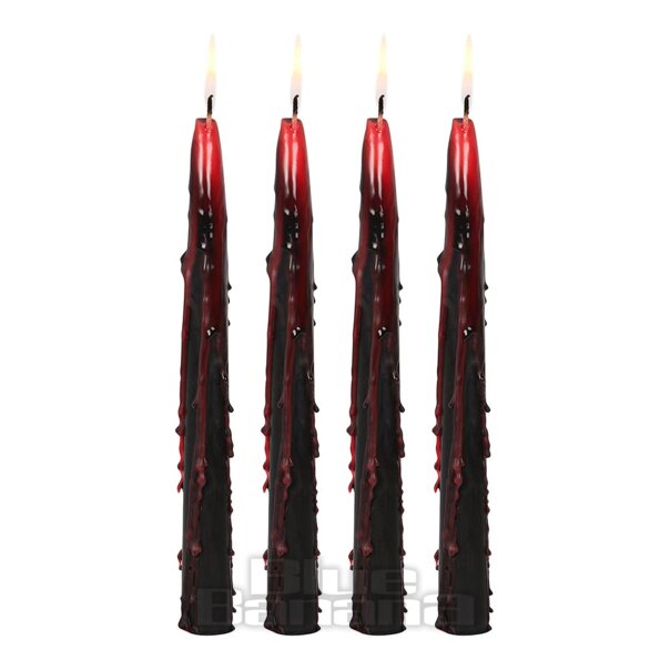 Etwas Besonderes: Vampirblut-Spitzkerzen (4er-Pack) | Blue Banana Gifts