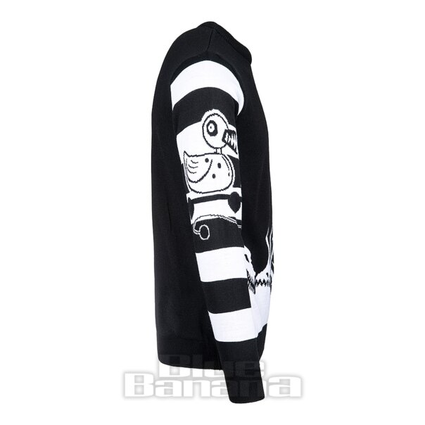 Nightmare Before Christmas Monsters Jumper (Black) | Blue Banana