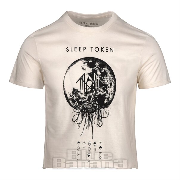 Sleep Token Take Me Back Crop T Shirt (White) | Blue Banana