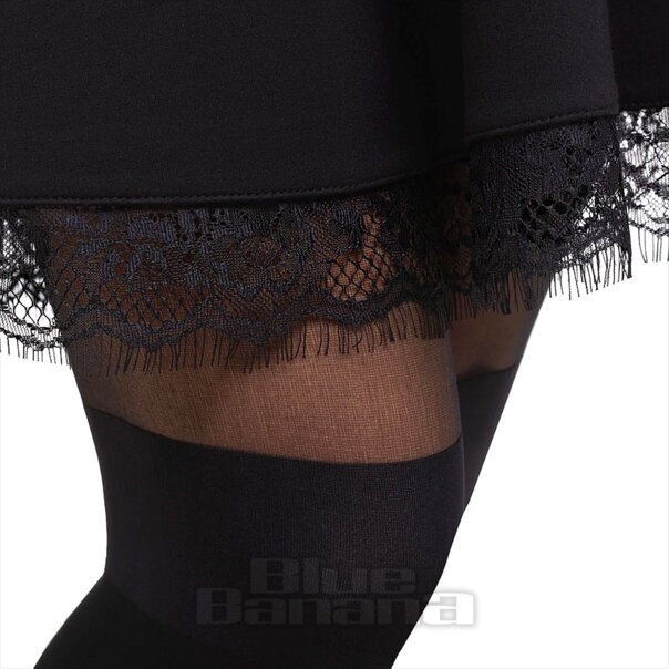 Killstar Draculana Skater Mini Dress (Black) | Gothic Dresses