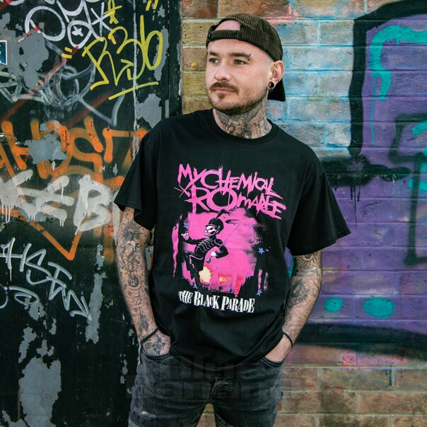 My Chemical Romance La Marcha Del Desfile Negro Camiseta (Negro) | Blue Banana