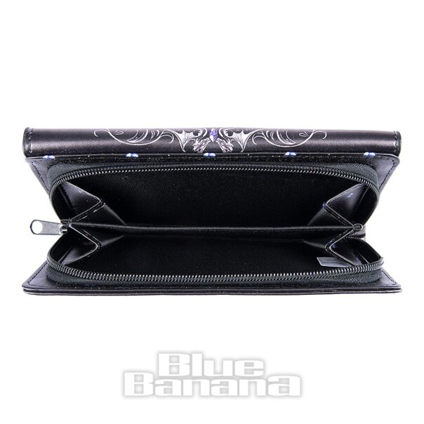 Nemesis Now Gothic Dragon Scale Embossed Purse (Black) | Blue Banana