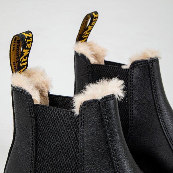 Dr Martens 2976 Quad Fur Lined Boots (Black) | Blue Banana