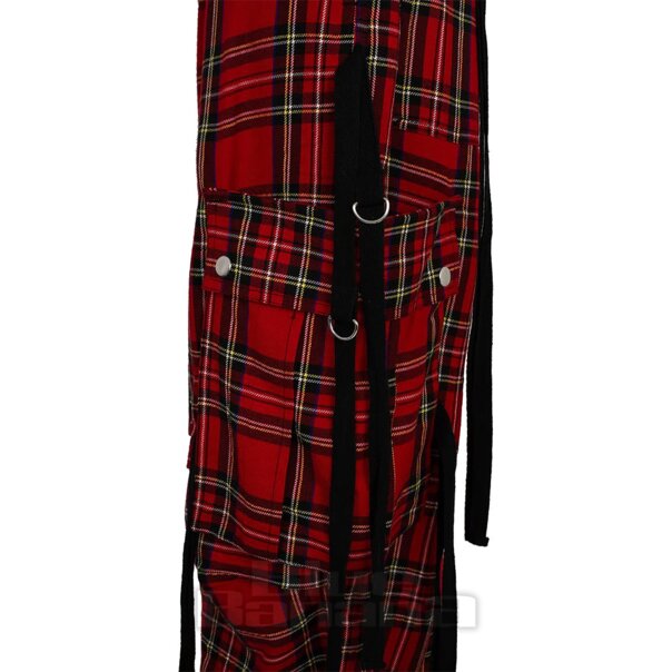 Hell Bunny Nihilist Trousers (Red) | Blue Banana