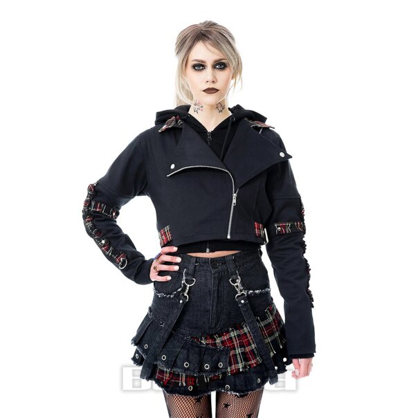 Heartless Graveyard Check Jacket (Black) | Alternative Clothing