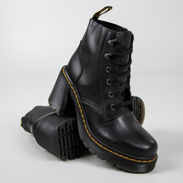 Dr Martens Sendal Jesy Heeled Boots (Black) | Blue Banana UK