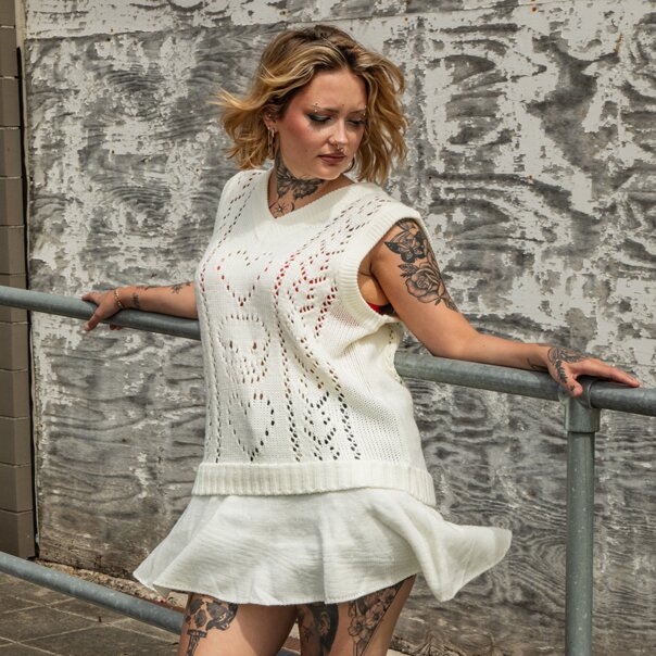 Ragged Priest Tender Dress (Ecru) | Alternative Clothing
