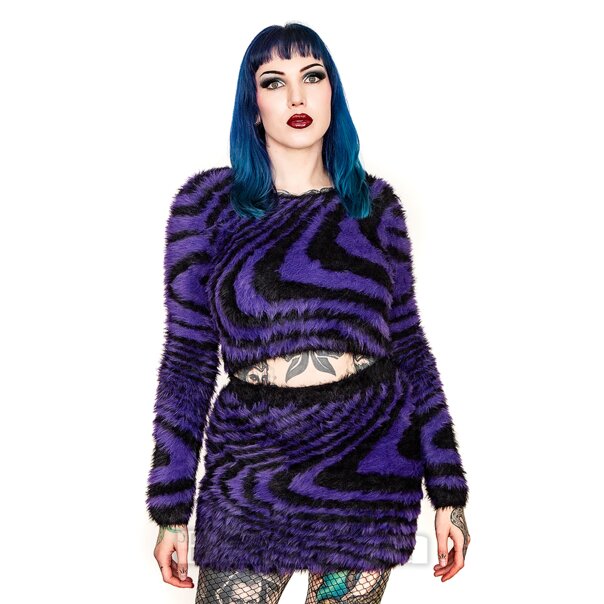Banned Daphne Jumper (Black/Purple) | Blue Banana