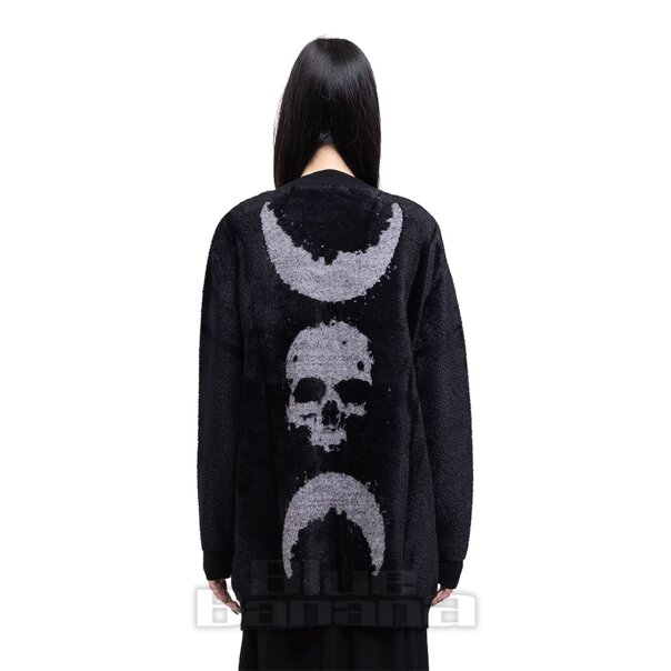 Killstar Nomad Longline Cardigan (Black) | Blue Banana