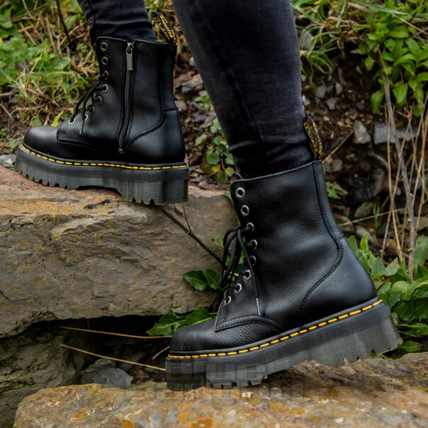 Dr Martens Black Pisa Jadon III Boots | Blue Banana UK