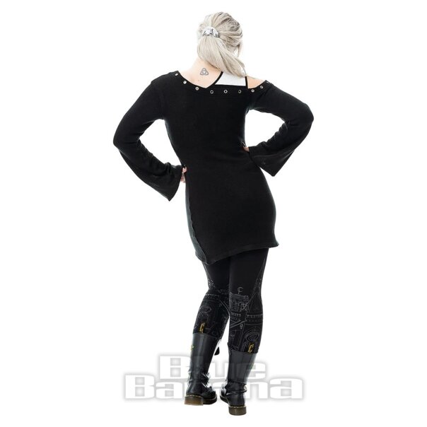 Heartless Vonda Top (Schwarz/Weiß) | Blue Banana