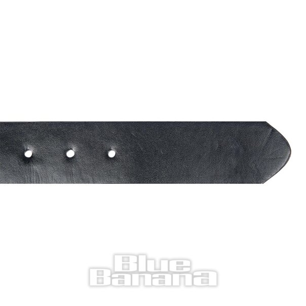 Cinturon de 3 calaveras Blue Banana (negro) | Gothic Accessories