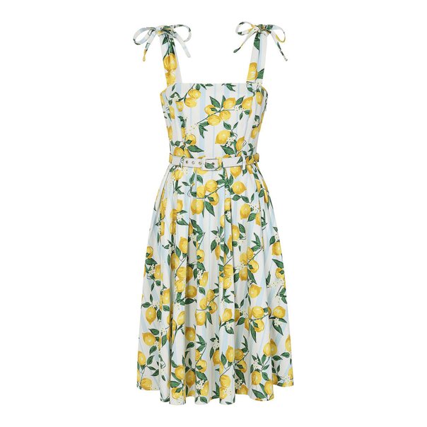 Banned June Lemon Kleid (Mehrfarbig) | Blue Banana