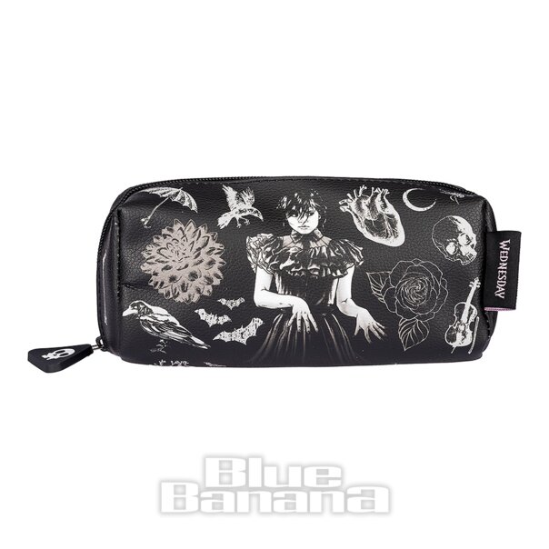 Offizielles Wednesday Storm Cloud Federmäppchen (Schwarz) | Blue Banana