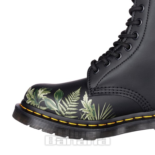 Dr Martens 1460 Evergreen Genix Boots (Black) | 1460 Boots
