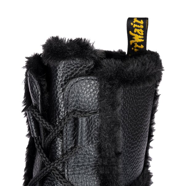Dr Martens Buzz Kunstpelz Stiefel (Schwarz) | Blue Banana
