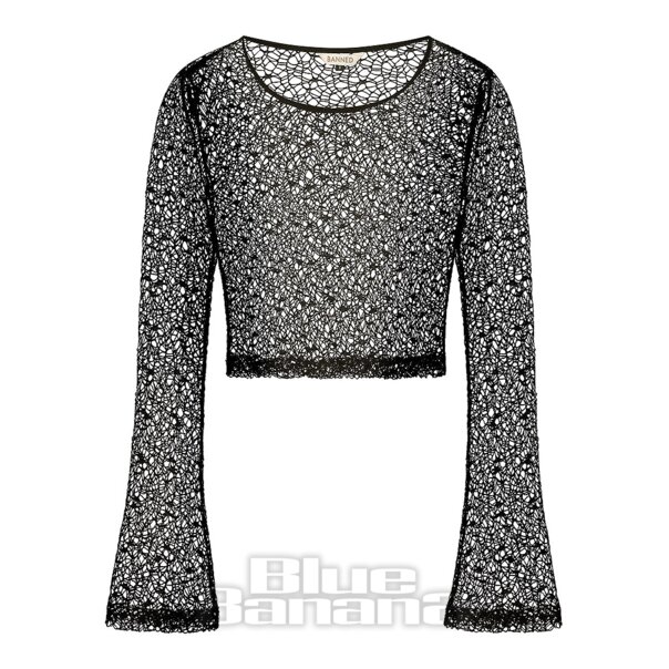 Banned Celadine Top (Schwarz) | Blue Banana