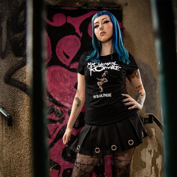 My Chemical Romance Black Parade Ladies T Shirt (Black) | Blue Banana