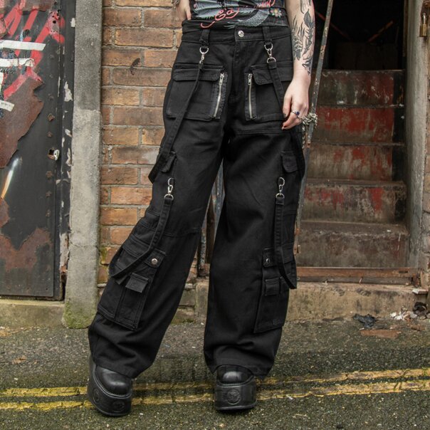 Jean Banned X Blue Banana Redemption (noir) | Jean gothique