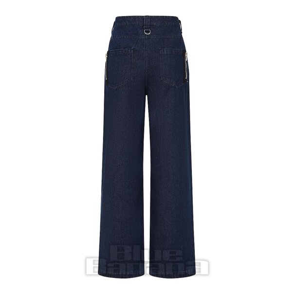 Banned Harley Regenbogen Jeans (Blau) | Blue Banana