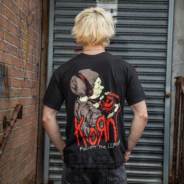 Ufficiale Korn Seguire Il Leader Maglietta (Nero) | Merchandising della band IT