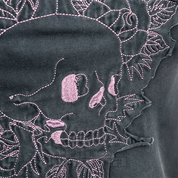 Ed Hardy Floral Skull T-Shirt (Black) | Graphic T-Shirts