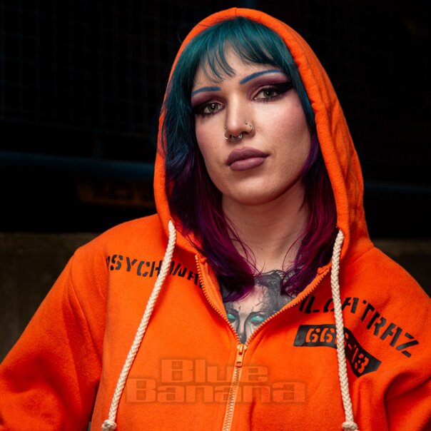 Banned Alcatraz Orange Hoodie | Gothic Hoodies