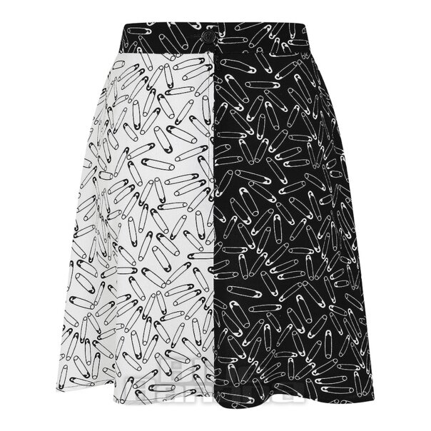 Hell Bunny Safety Pin Mini Skirt Alternative Skirts