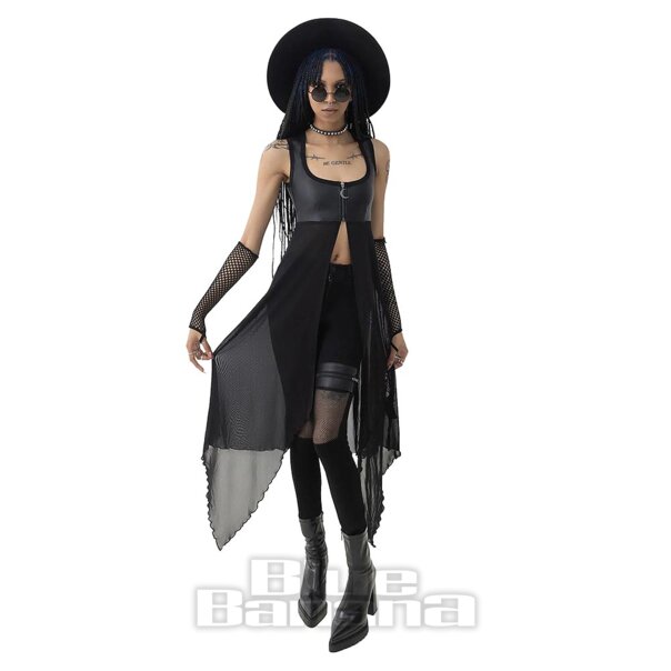 Killstar Acendance Duster Top (Black) | Killstar Clothing
