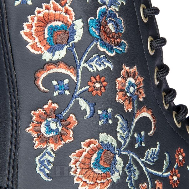 Dr Martens 1460 Vonda Boots (Schwarz) | Blaue Banane