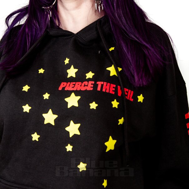 Felpa con cappuccio Pierce The Veil Jaws Of Life (nera) | Blue Banana