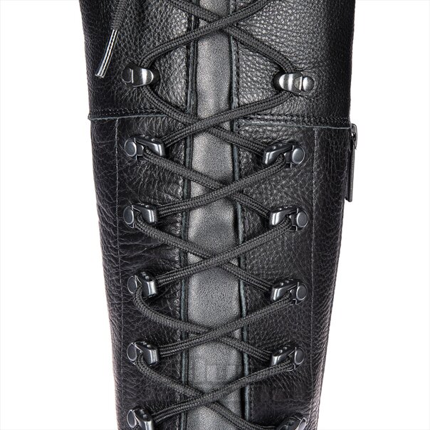Dr Martens Hi-Soft Leather Boots (Black) | Blue Banana