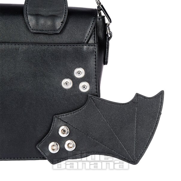 Banned Catacomb Bat Handbag (Black) | Blue Banana